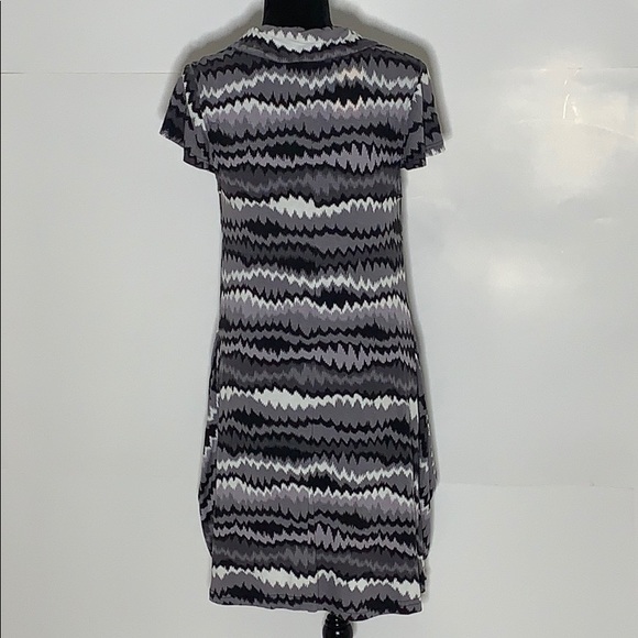 Klozlyne Abstract Print Collar Dress NWT - Picture 5 of 7